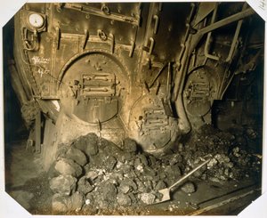 La salle des chaudières du RMS Aquitania